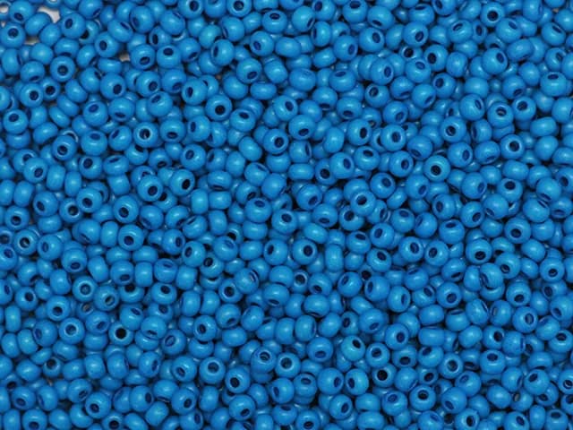 Preciosa 10/ 0 16A38 Terra Opak-Koyu Mavi Matte kum boncuk ürün görseli